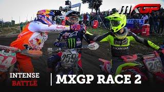 Insane Battle - Gajser - Herlings - Febvre - Coldenhoff | MXGP Race 2 | MXGP of Trentino 2021