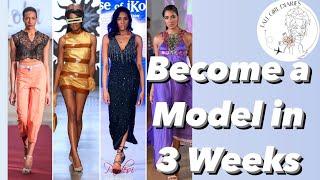 How to Become a Model in 3 WEEKS!! Beginner Tutorial by Vogue Published Model