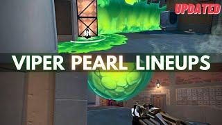 All the Viper Lineups you need on PEARL (Updated) | VALORANT