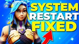 Fix Your Game Requires A System Restart To Play Valorant Error