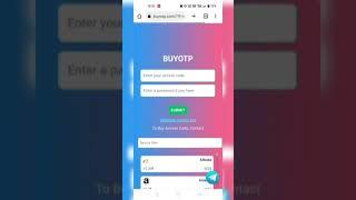 OTP Indian Bypass trick | otp Indian I'd access code | New otp bypass website All apps otp Avikabke|