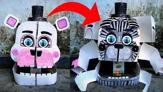 How To Make Funtime Freddy Mask With Paper / VERY EASY TUTORIAL