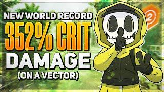 **Vector with 352% CRIT DAMAGE** World Record Crit Damage on a Vector - The Division 2 Vector Build