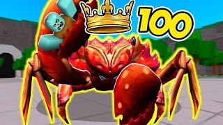 Can i Get a 100 KILLSTREAK with The CRAB BOSS MOVESET in The Strongest Battlegrounds