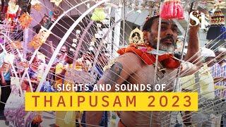 The sights and sounds of Thaipusam 2023