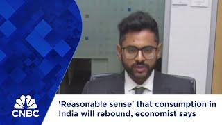 'Reasonable sense' that consumption in India will rebound, economist says