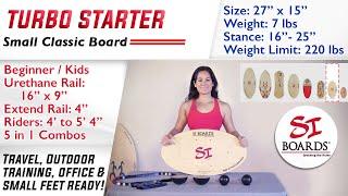 Best Small Balance Board for Kids, Travel and Office | Si Boards Turbo Starter 5 in 1