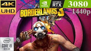 Borderlands 3: RTX 3080 | 1440p | Settings Badass, Ultra, High, Medium & Very Low | PC FPS Benchmark