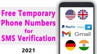 How to get Free temporary phone numbers for SMS verification (2021) | Receive SMS Online