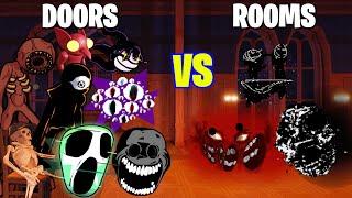 Roblox "DOORS VS ROOMS" Monsters - Friday Night Funkin'