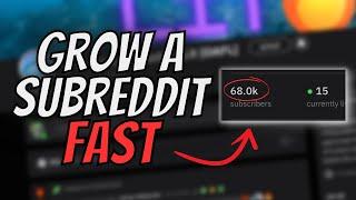 How to Grow a Subreddit FAST - 4 Pro Tips (2023)