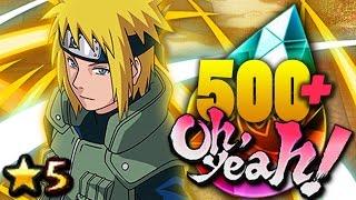 HOLY S&%T! 500+ Ninja Pearl SUMMONS! Minato Namikaze Blazing Festival! Naruto Ultimate Ninja Blazing