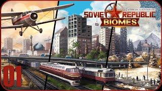 01 New DLC Biomes - Let's Start a Dessert Biome - Workers & Resources: Soviet Republic