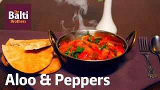 How to Make Aloo and Peppers | Traditional Vegetarian Curry | With Tahreem