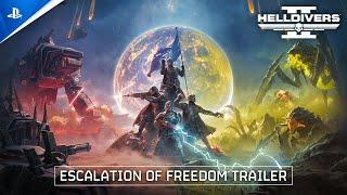 Helldivers 2 - Escalation of Freedom Announcement Trailer | PS5 & PC Games