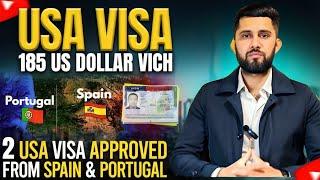 2 Usa  Visa Approved From Spain And Portugal | Hun USA Visa Only 185 Us Dollar  Vich