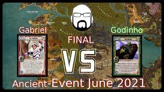 Ancient Event - Final - Gabriel vs Godinho | Warlord: Saga of the Storm CCG