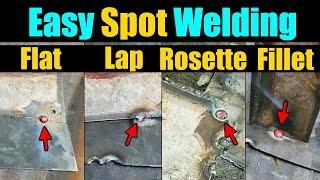 How To Spot Weld Using Gasless Welding | Flux Core Welding Tips And Tricks