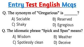 Entry test preparation 2023 | English Mcqs for entry test preparation