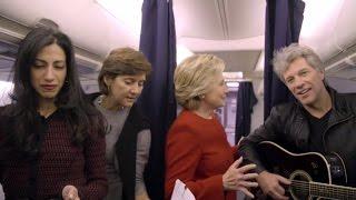 Mannequin Challenge: Watch Hillary Clinton Join Aboard Campaign Plane