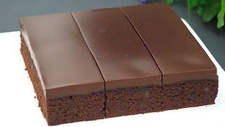 without egg, without oven! Delicate and delicious chocolate cake is very simple