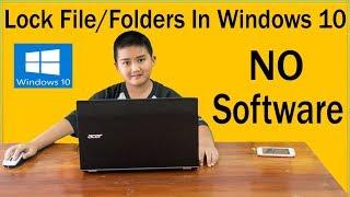 How To Hide  Files / Folders In Windows 10 With Command Prompt Even File Explorer Options Can't Show