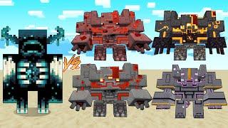 Warden vs All Monstrosities (Minecraft Dungeons) Minecraft Mob Battle