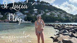 IS THIS REAL LIFE?! - St Lucia Vlog- Part 1- Windjammer Landing