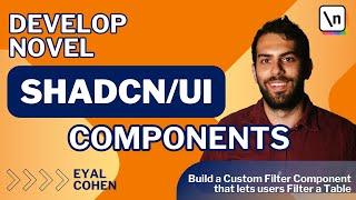 How to Build a Custom Filter Component with shadcn/ui along side Eyal Cohen, Founder of Hooks