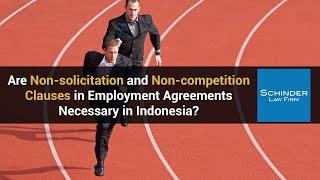 Are Non-solicitation and Non-competition Clauses in Employment Agreements Necessary in Indonesia?