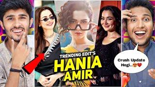 Hania Amir Instagram Trending Edits Reaction  | #haniaamir #shorts