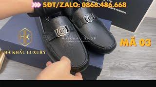 HÀ KHẨU SHOP | mở hộp đôi giày moccasin sang trọng nhất #unboxing #phukienhakhau #giayda #luxury