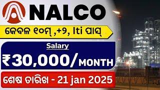 NALCO Recruitment 2024 | NALCO Non Executive Salary, Qualification, Posts | Full Information in Odia