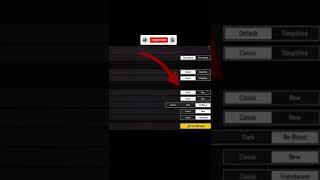 how to change Aim in free fire new update? #shorts