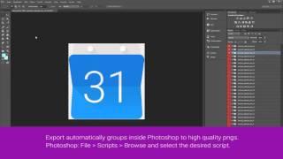 Photoshop Script - Export automatically groups to pngs