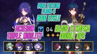 Acheron x Black Swan & Kafka x Blade Pure Fiction Floor 4 3 Stars | Honkai Star Rail