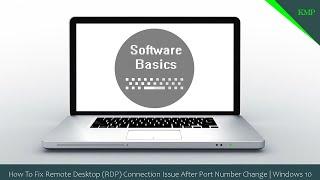 How To Fix Remote Desktop (RDP) Connection Issue After Port Number Change | Windows OS