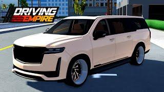 RICH MAN BUYS A NEW CADILLAC ESCALADE in Roblox Driving Empire