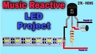 Music Reactive LED Strip Make Very Easy | DIY Music Reactive LED | Simple  Music Reactive LED