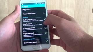 Samsung Galaxy S5: How to Enable/Disable Touch Screen Sound