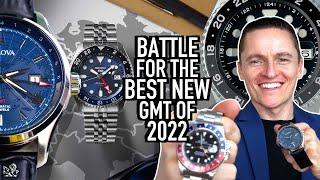 Battle For The Best New GMT Watch Under $1000 In 2022 - Seiko, Citizen & Bulova - Sports 5 vs Wilton