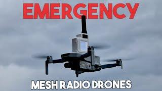 EMERGENCY MESH NETWORKING USING DRONES!!!