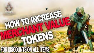 where to get merchant value tokens in ac mirage for discount all items