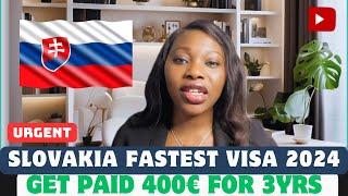 COME TO SLOVAKIA IN 4Weeks  FASTEST VISA PATHWAY,NO SPONSORSHIP /Get 400€ Every month / Free study