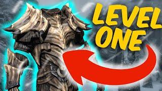 HOW TO GET DRAGON BONE ARMOR AT LEVEL 1 - BEST ARMOR IN SKYRIM