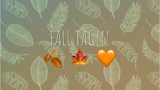 Fall Tag!!! 