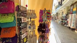 Shopping Stroll in Rethymno Crete Greece: Discovering Local Shops and Vibrant Streets