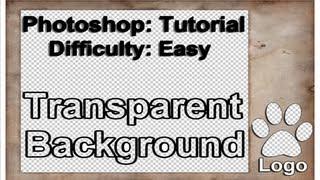 How To Create Transparent Background in Photoshop Tutorial