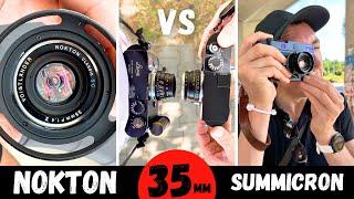  2 POPULAR 35mm Lenses for Leica Compared | 35mm Voigtlander VS 35mm Summicron