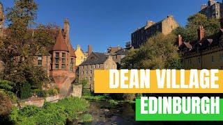 Dean Village (Edinburgh's Hidden Gem) | Short Walking Tour | SlowTV